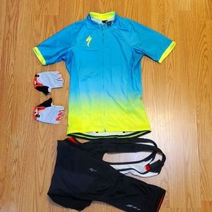 Specialized Bicycle Top Bib Bike Racing Kit - S